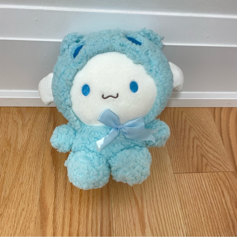 Sanrio Blue and White Stuffed Animal